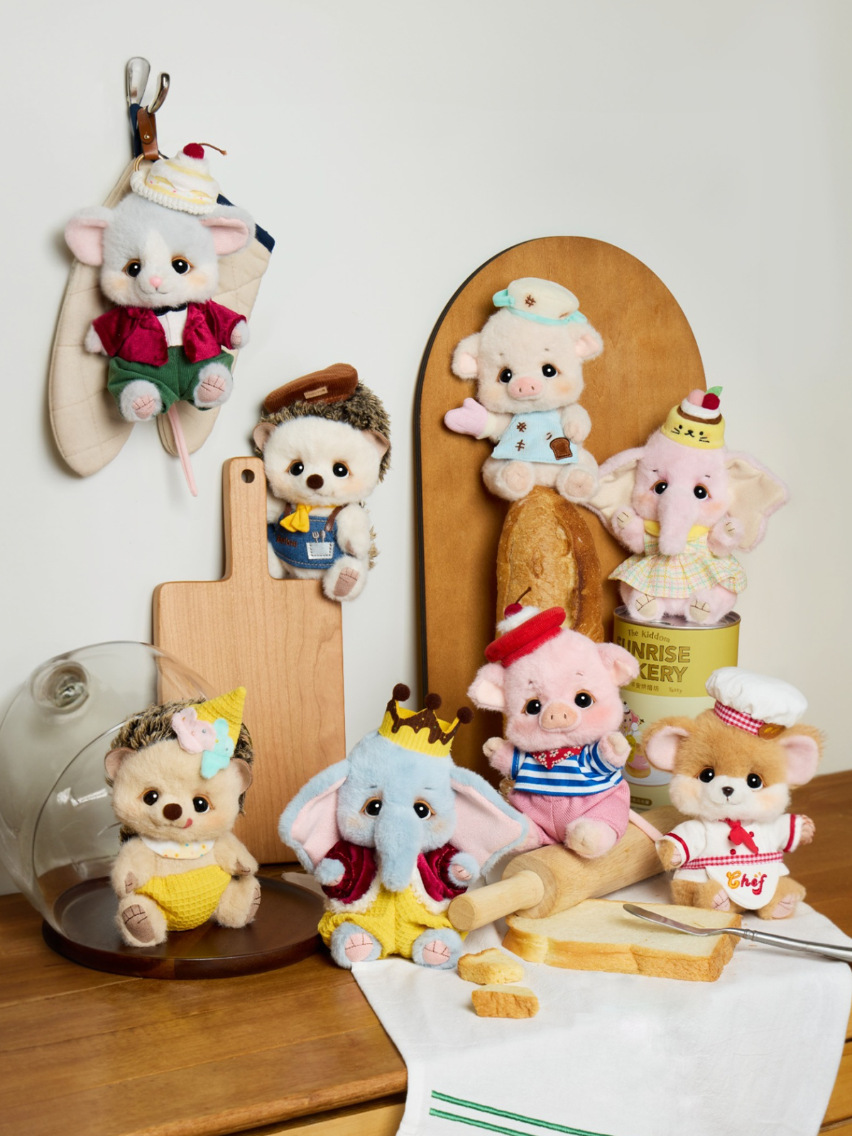 The Kiddom Sunrise Bakery Series Bag Charms