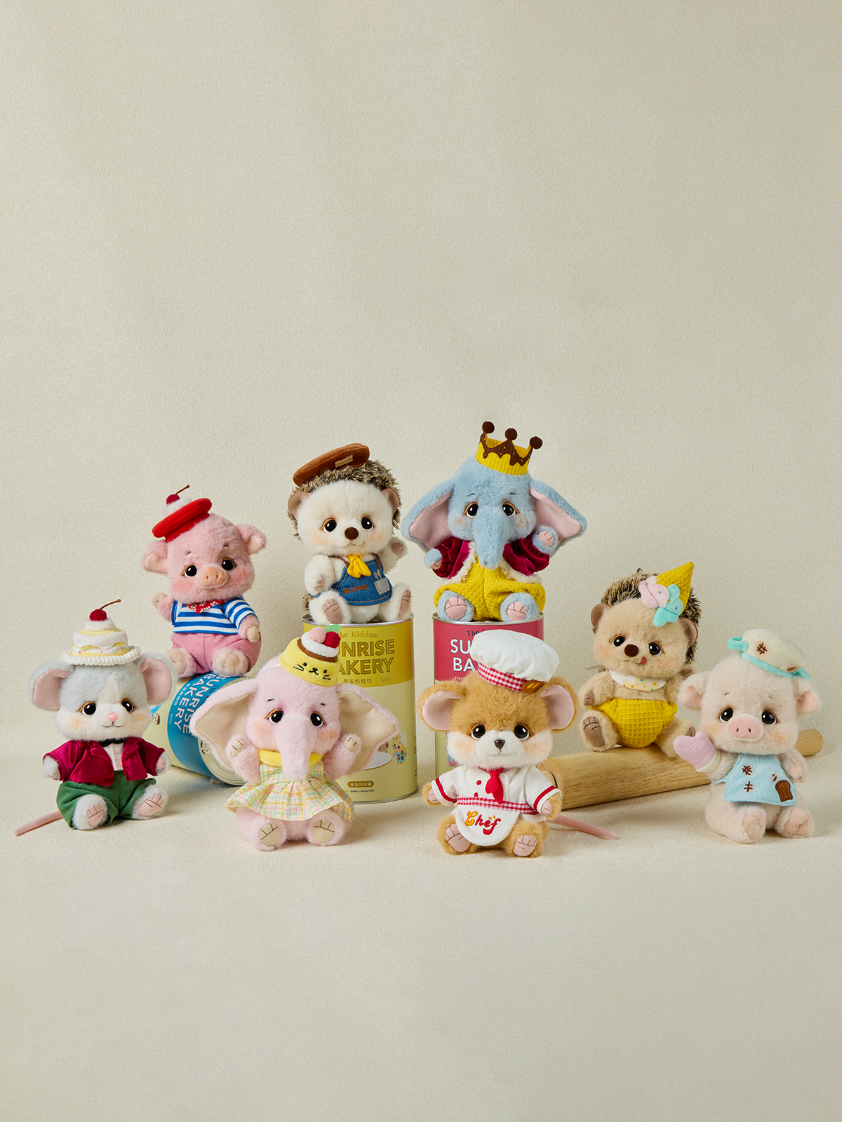 The Kiddom Sunrise Bakery Series Bag Charms
